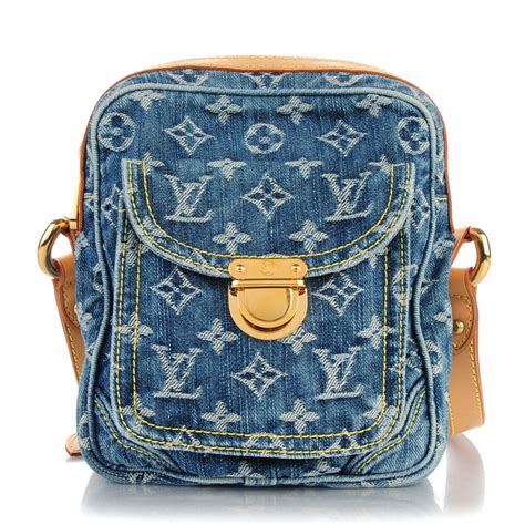 black and blue louis vuitton bag|louis vuitton blue jean bag.